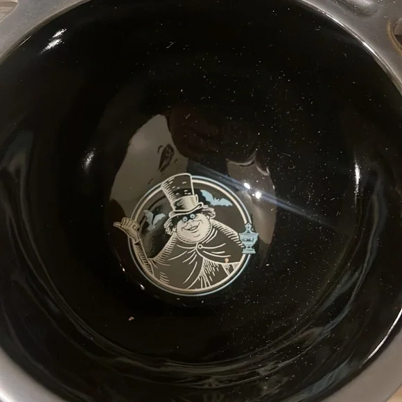 Haunted Mansion Black and Silver Serving Bowls